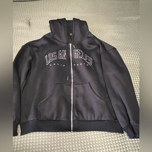 Shein Black Fleece Hoodie